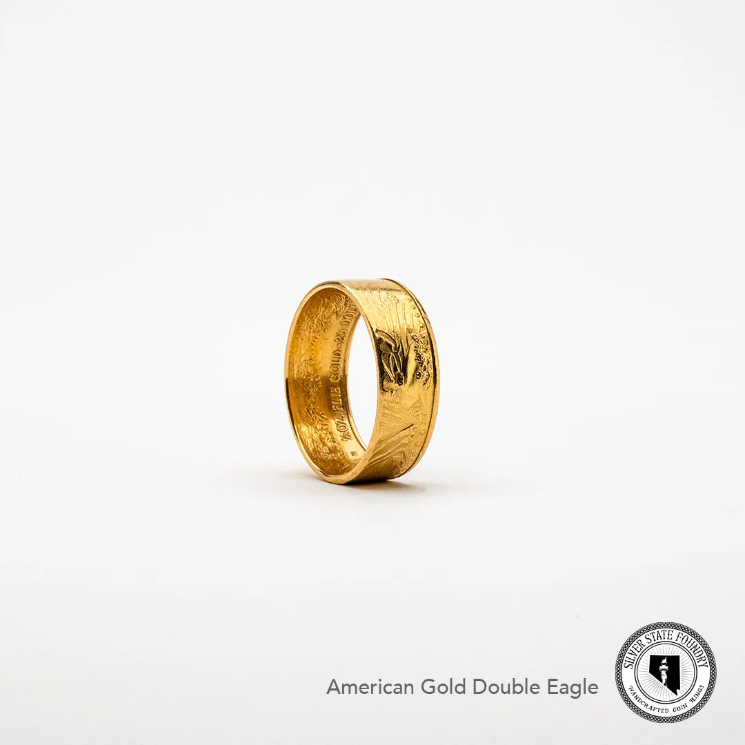 1 oz American Gold Eagle Coin Ring