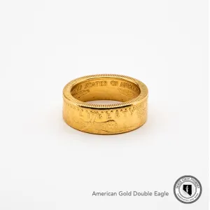 1 oz American Gold Eagle Coin Ring