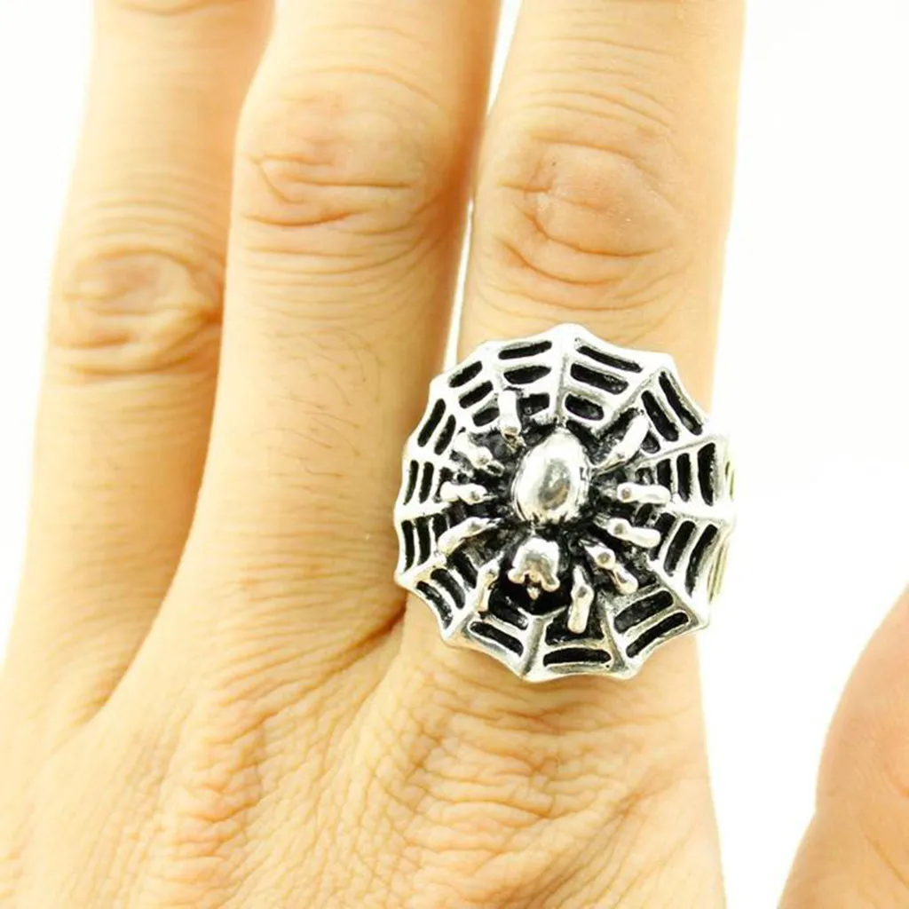 10 Pcs Top-Quality Skull Gothic Rings