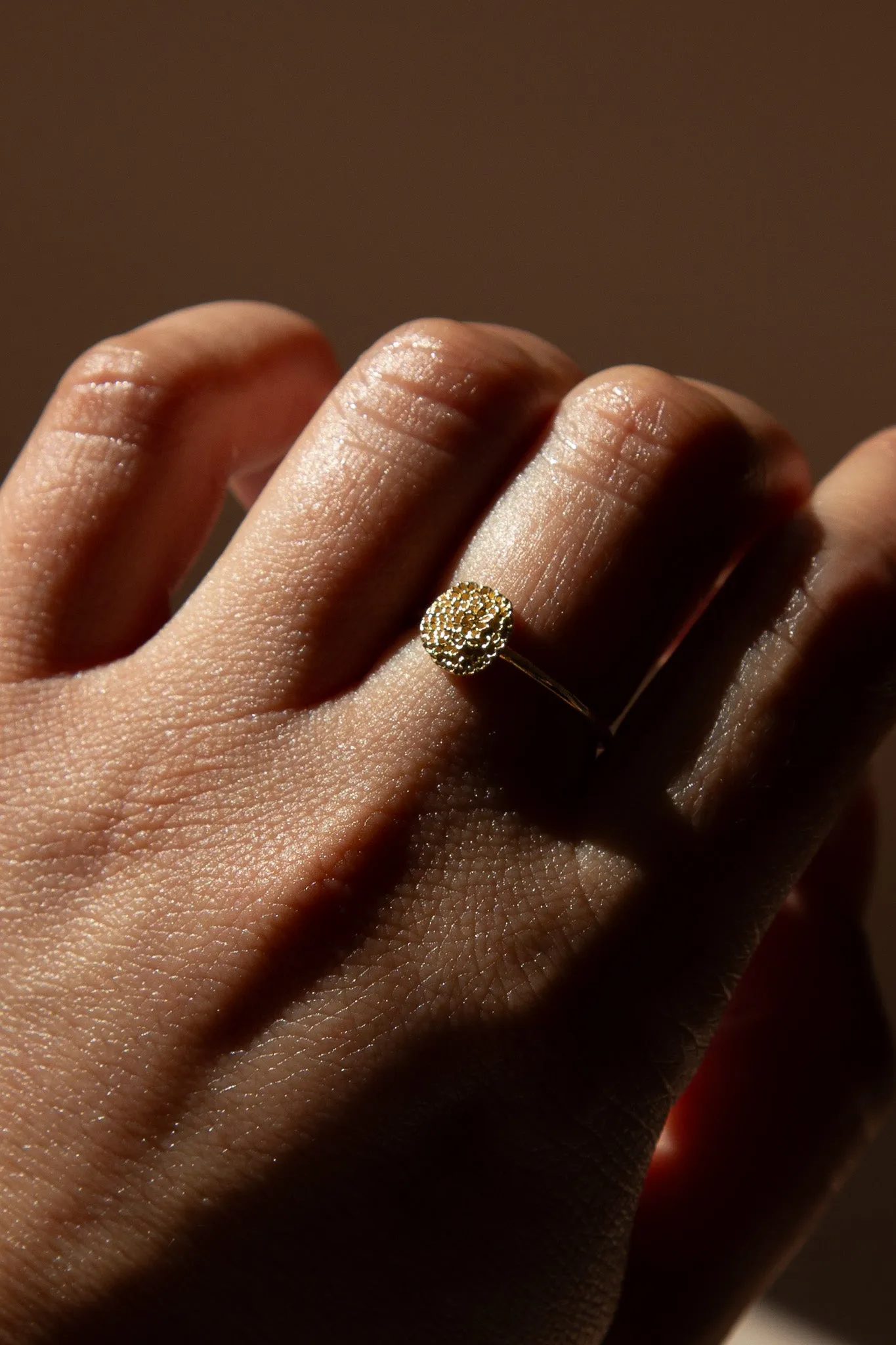 14K Cempasúchil Ring