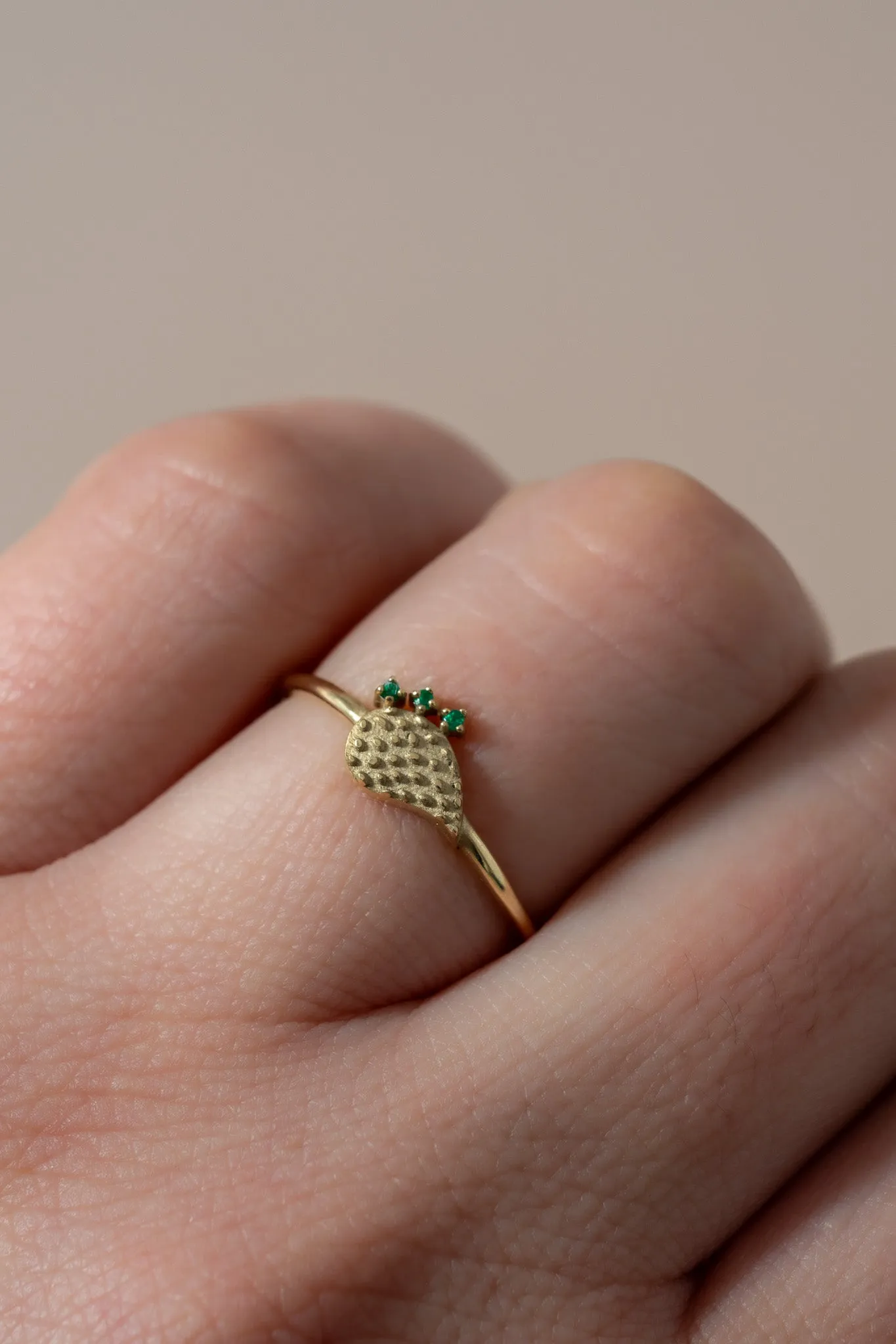 14K Emerald Nopalito Ring