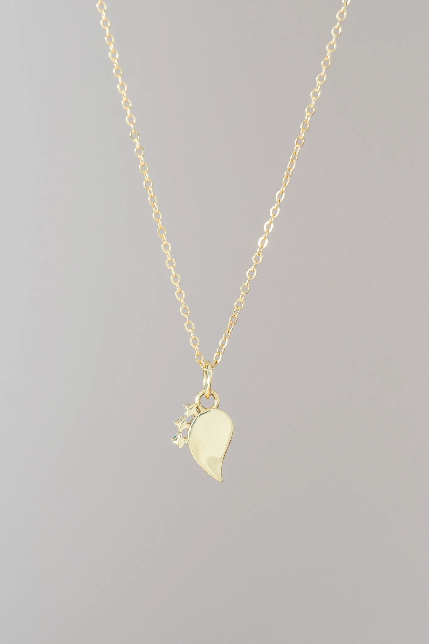 14K Ruby Tunas Nopalito Necklace 