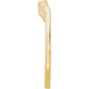 14k Yellow Gold Band, Size 6