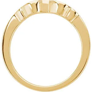 14k Yellow Gold Band, Size 6