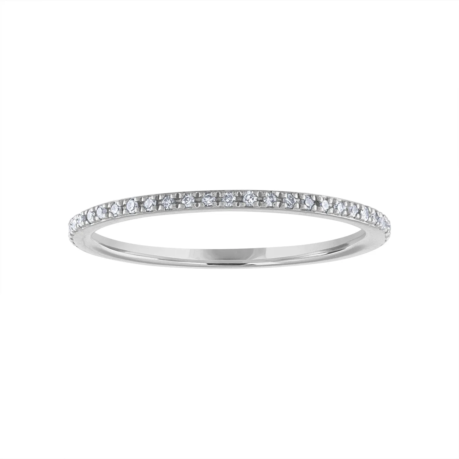 14KT GOLD DIAMOND RING GUARD