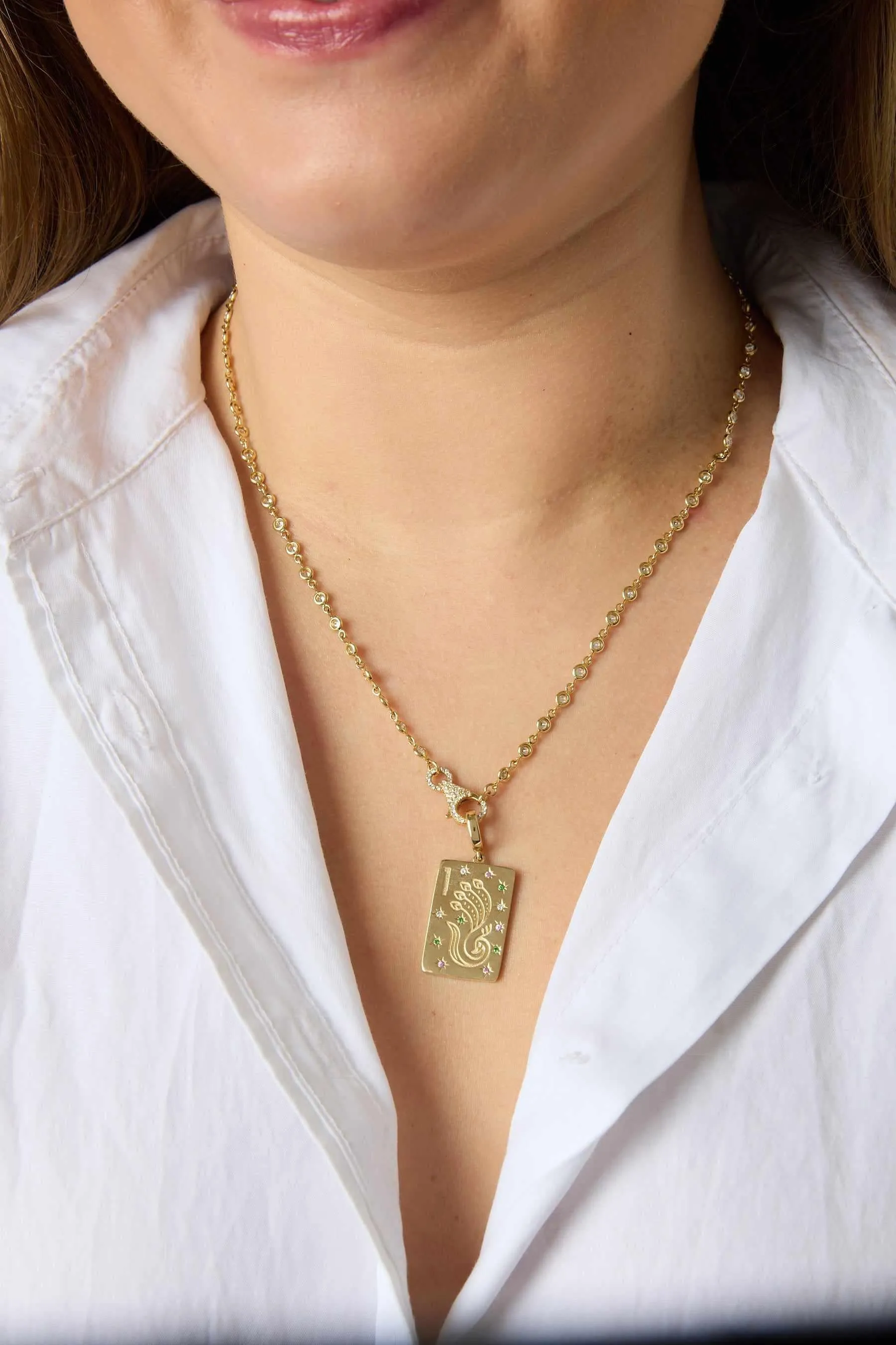 14KY Mahjong 1 Bird Bam Charm