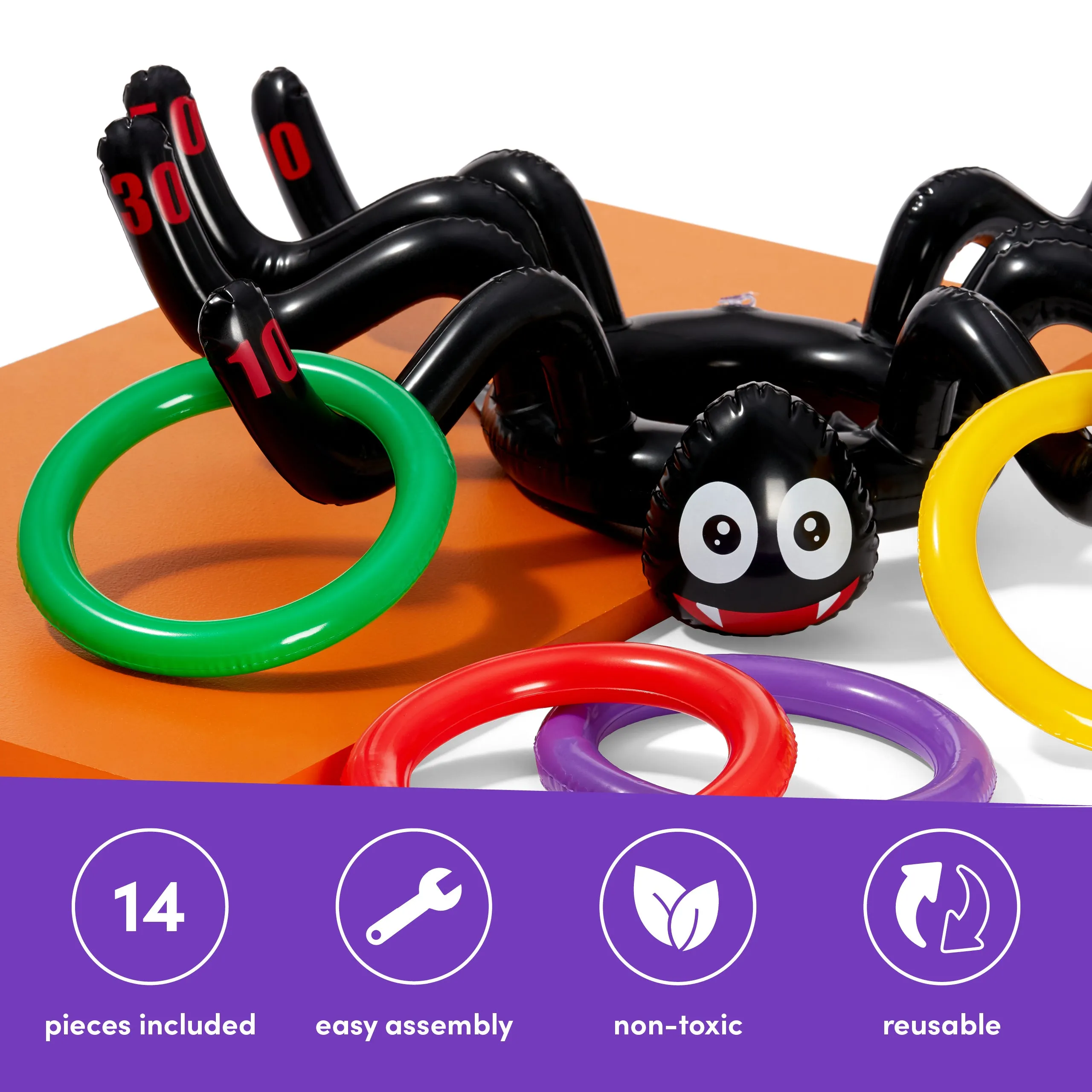 2-in-1 Halloween Ring Toss Game