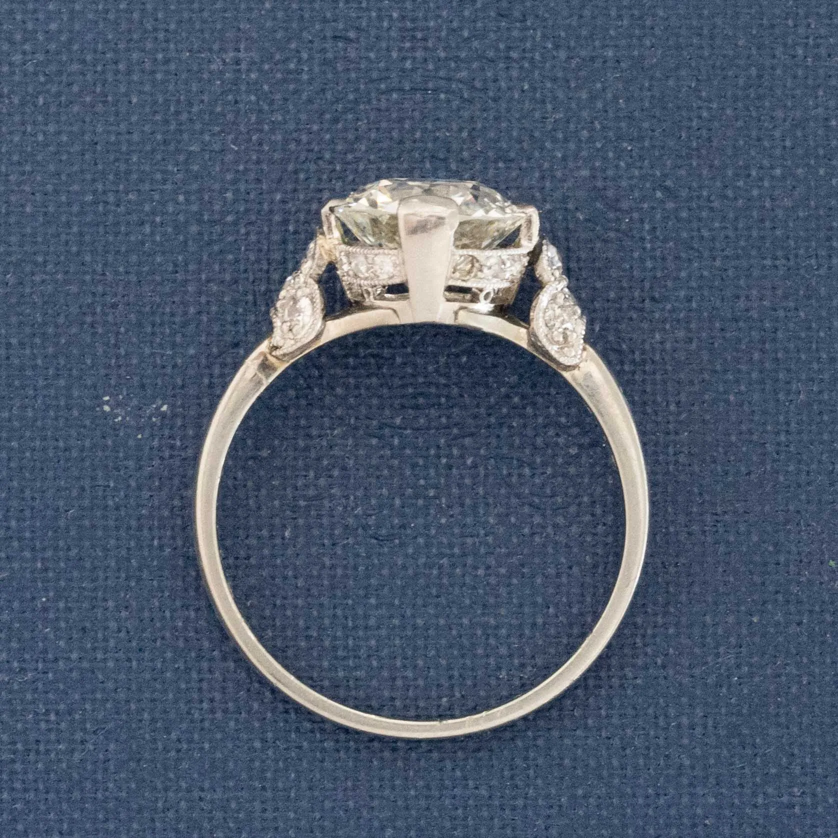 2.23ct Edwardian Old European Cut Diamond Solitaire