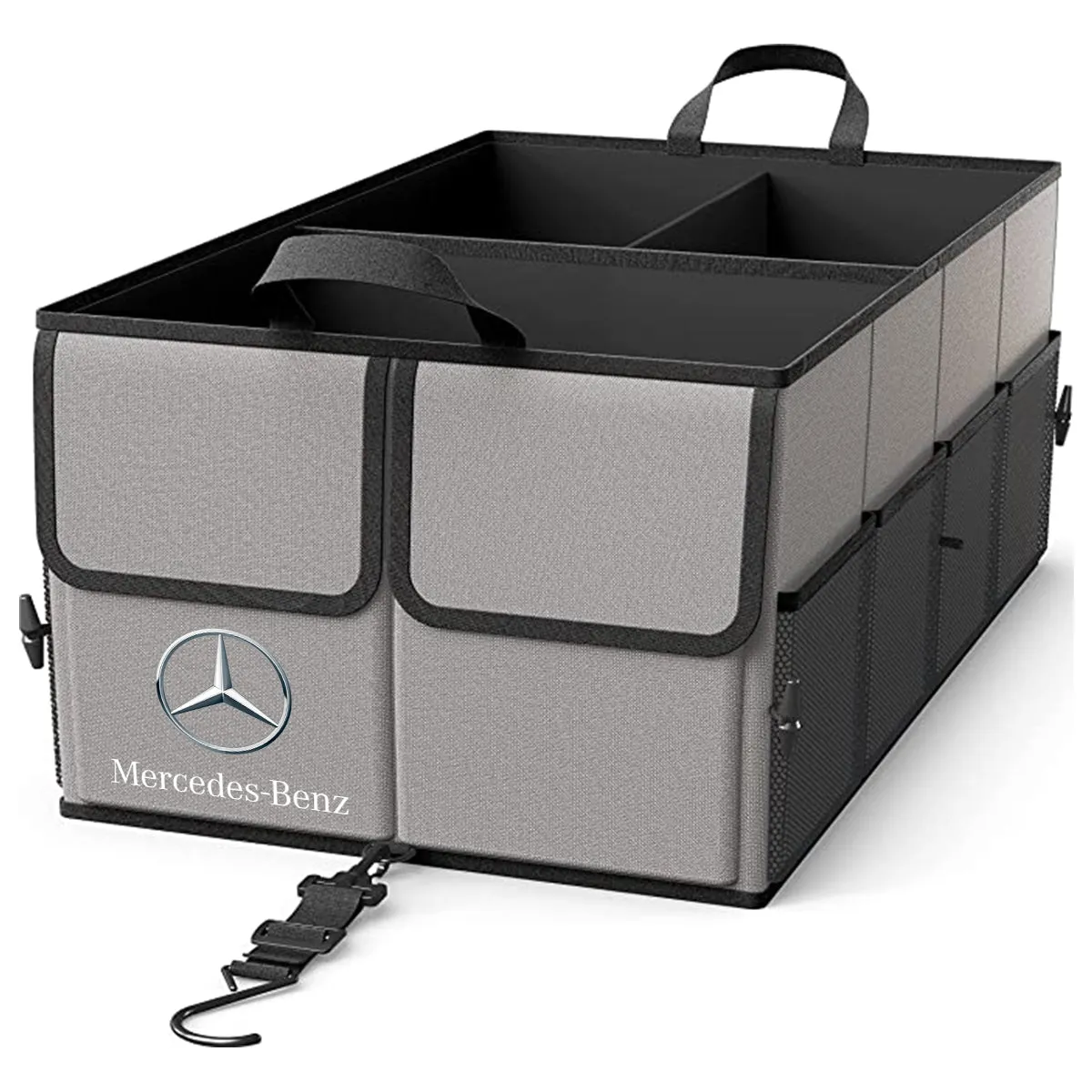 3-Compartment Cargo Trunk Storage Organizer, Custom For Cars