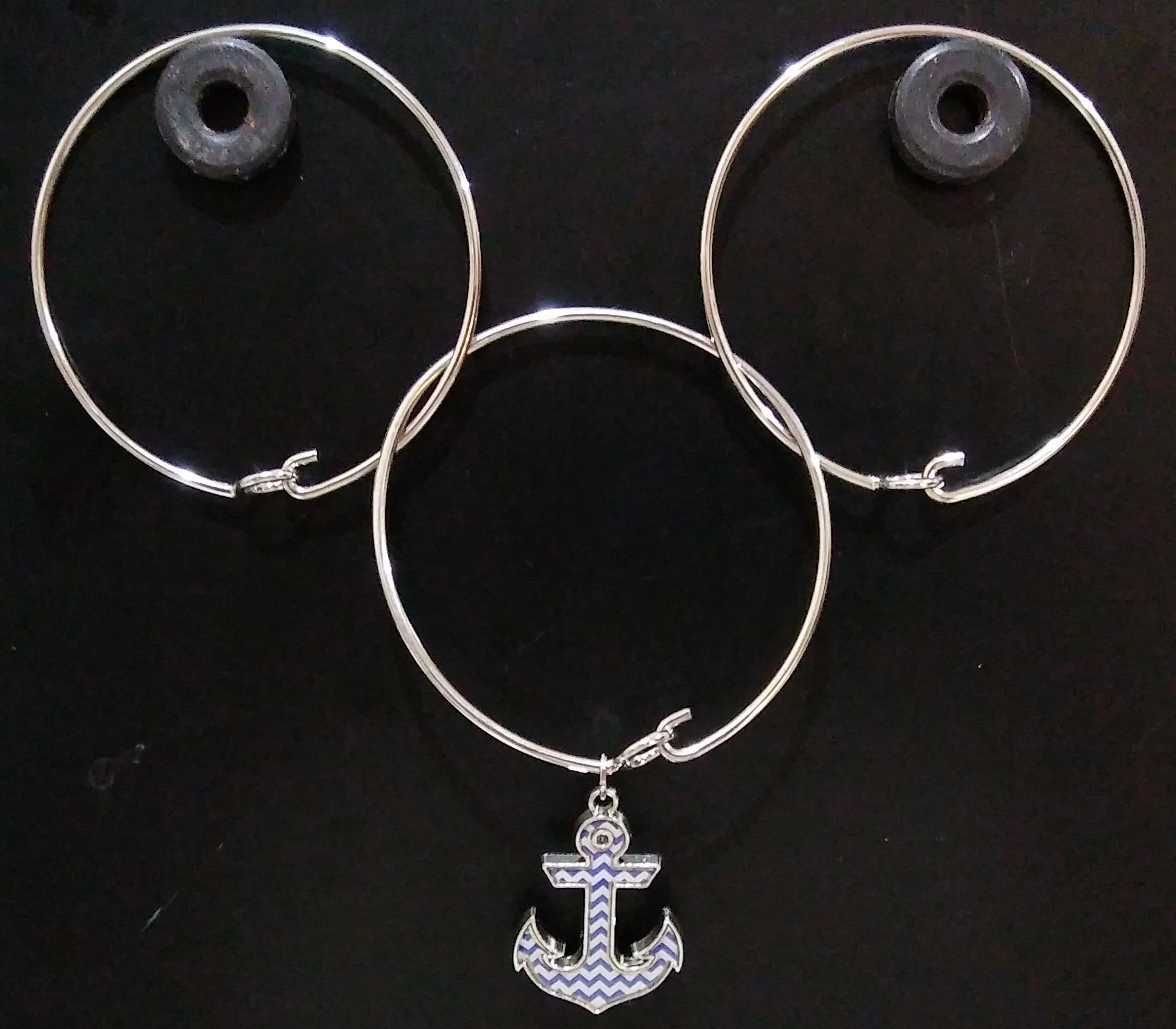 3 RING ANCHOR BRACELET