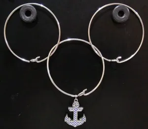 3 RING ANCHOR BRACELET