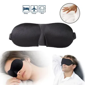 3DTravel Sleep Eye Mask Eyepatch Memory Foam Padded Shade Sleeping Blindfold