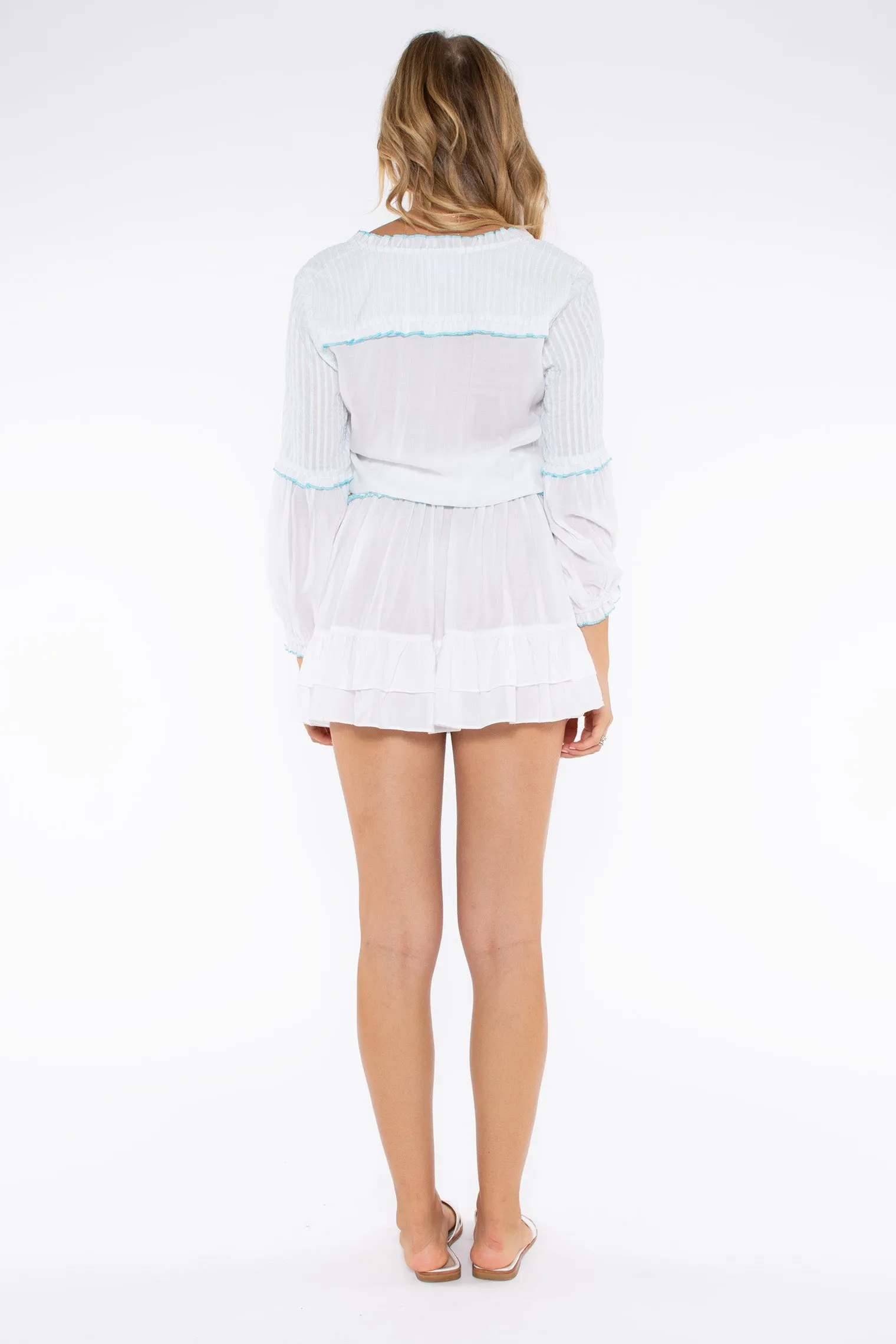 ABDERA DRESS - SOLID WHITE
