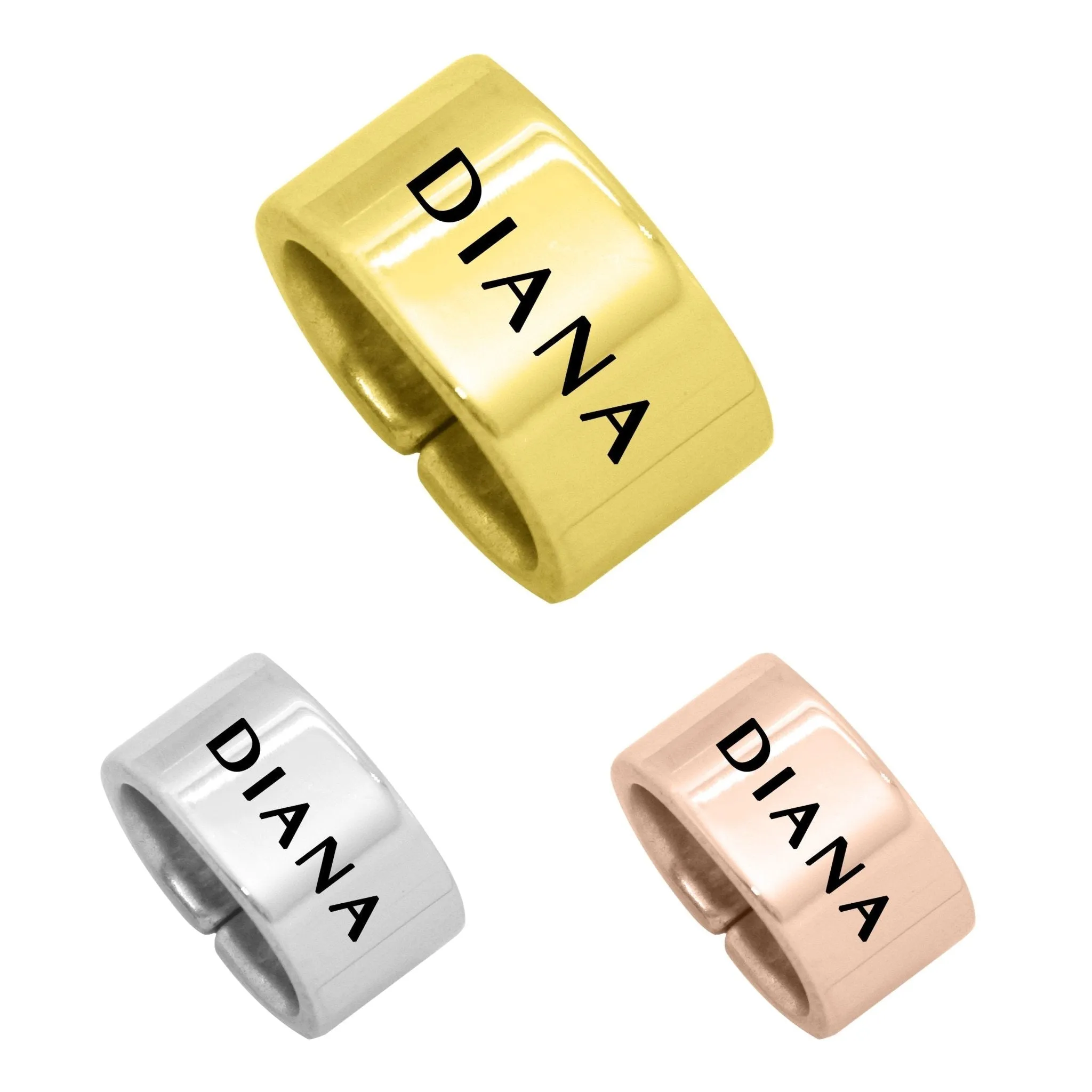 ADDITIONAL Name Charm for Leather Bracelet