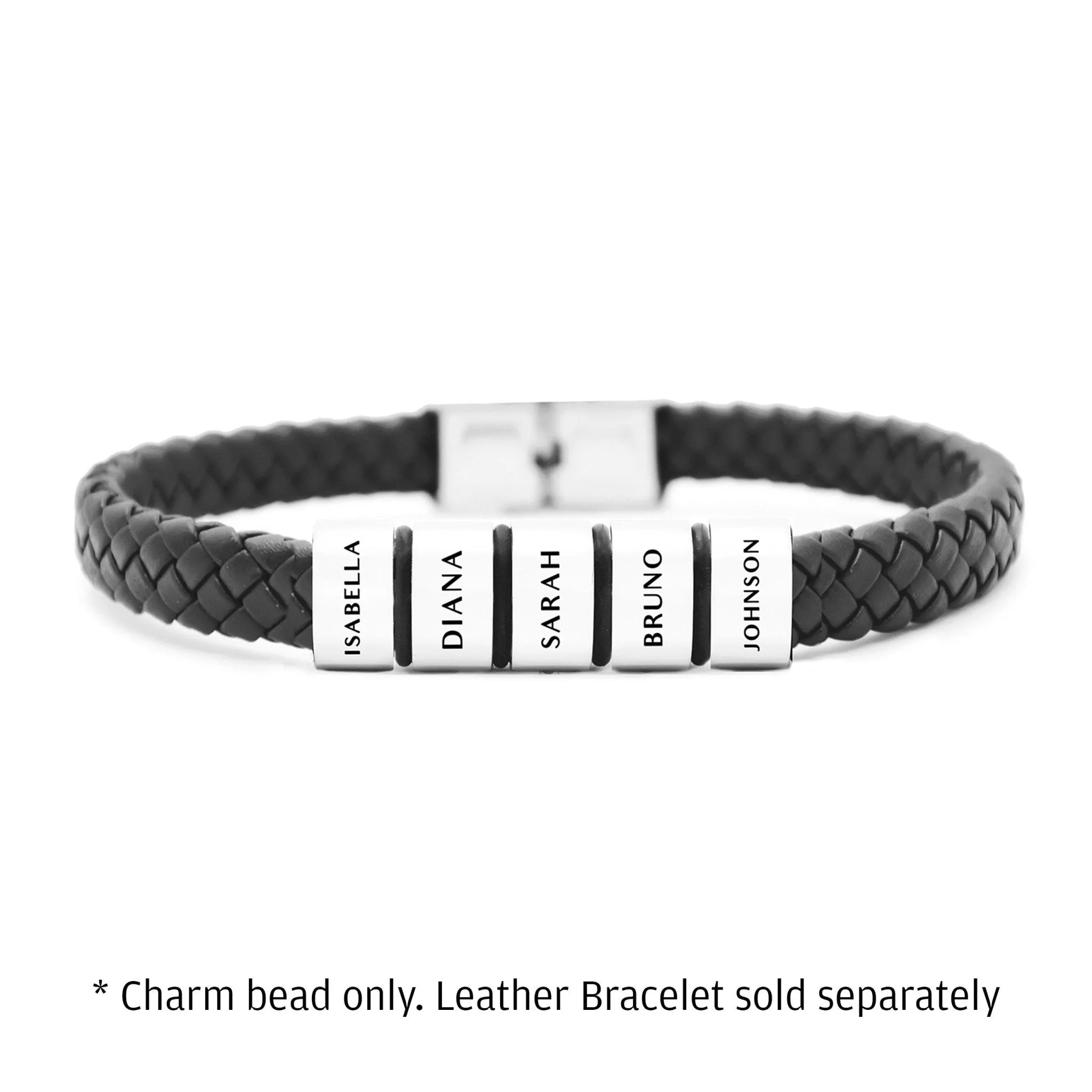 ADDITIONAL Name Charm for Leather Bracelet