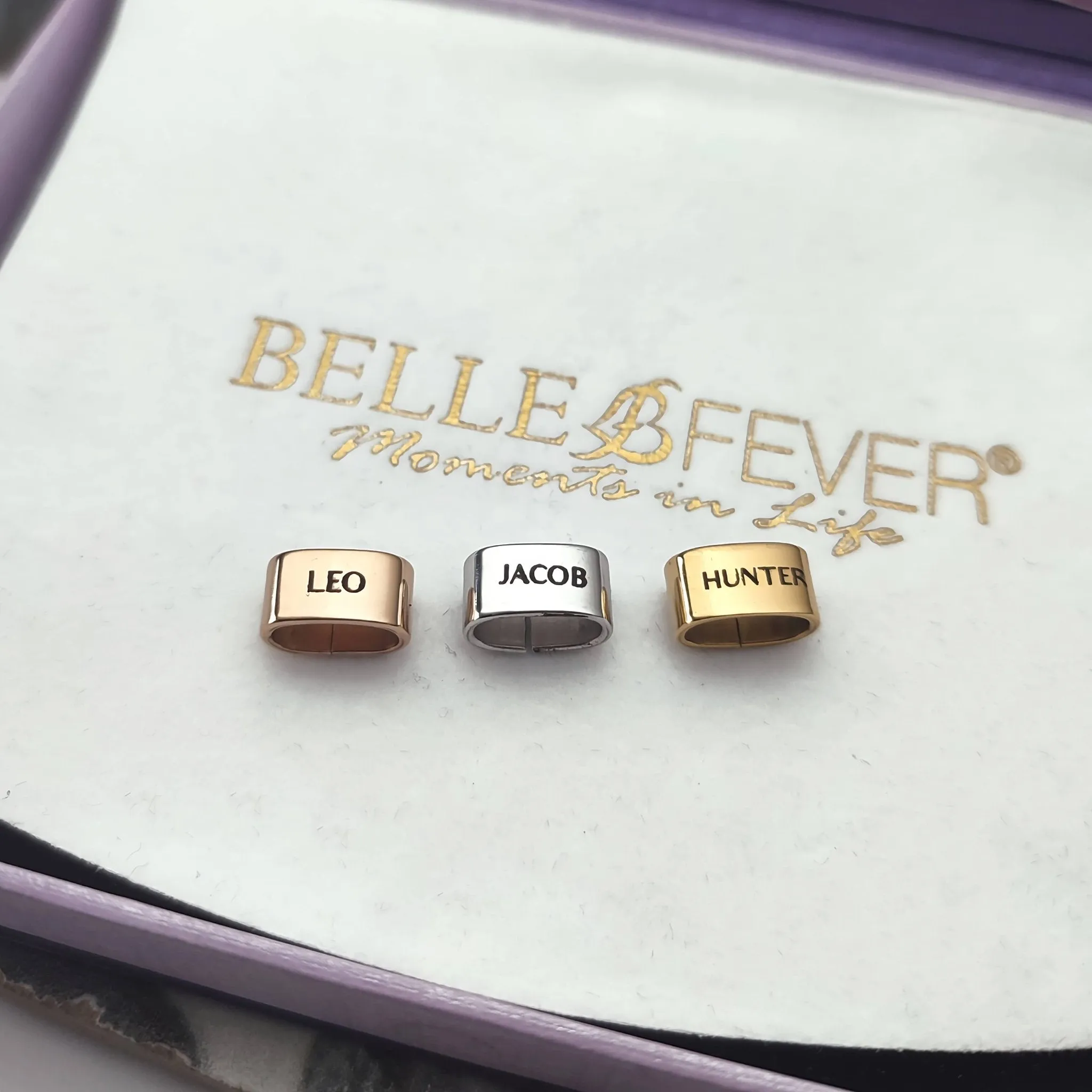 ADDITIONAL Name Charm for Leather Bracelet