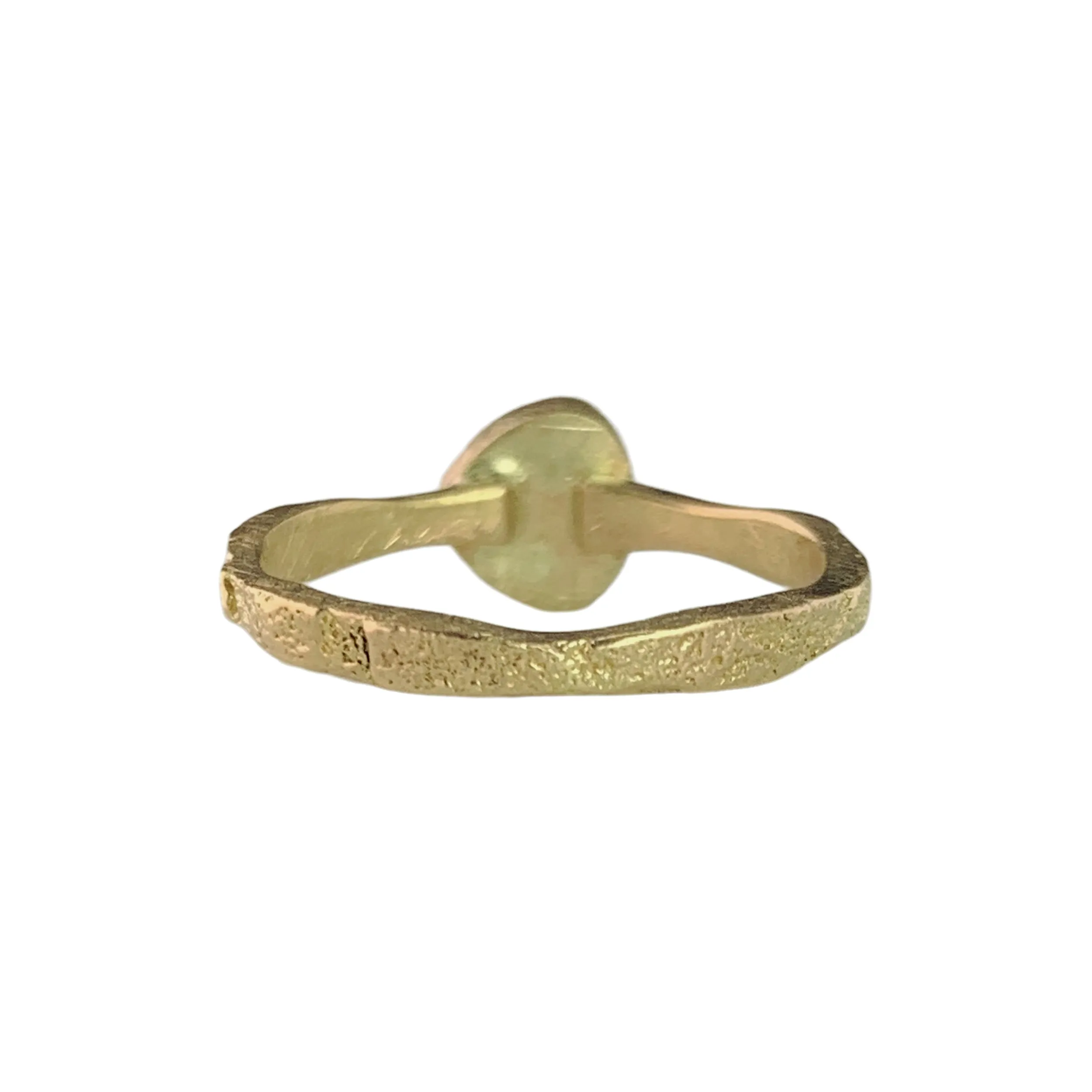 Alaria Solitaire and Rose Cut Pear Diamond