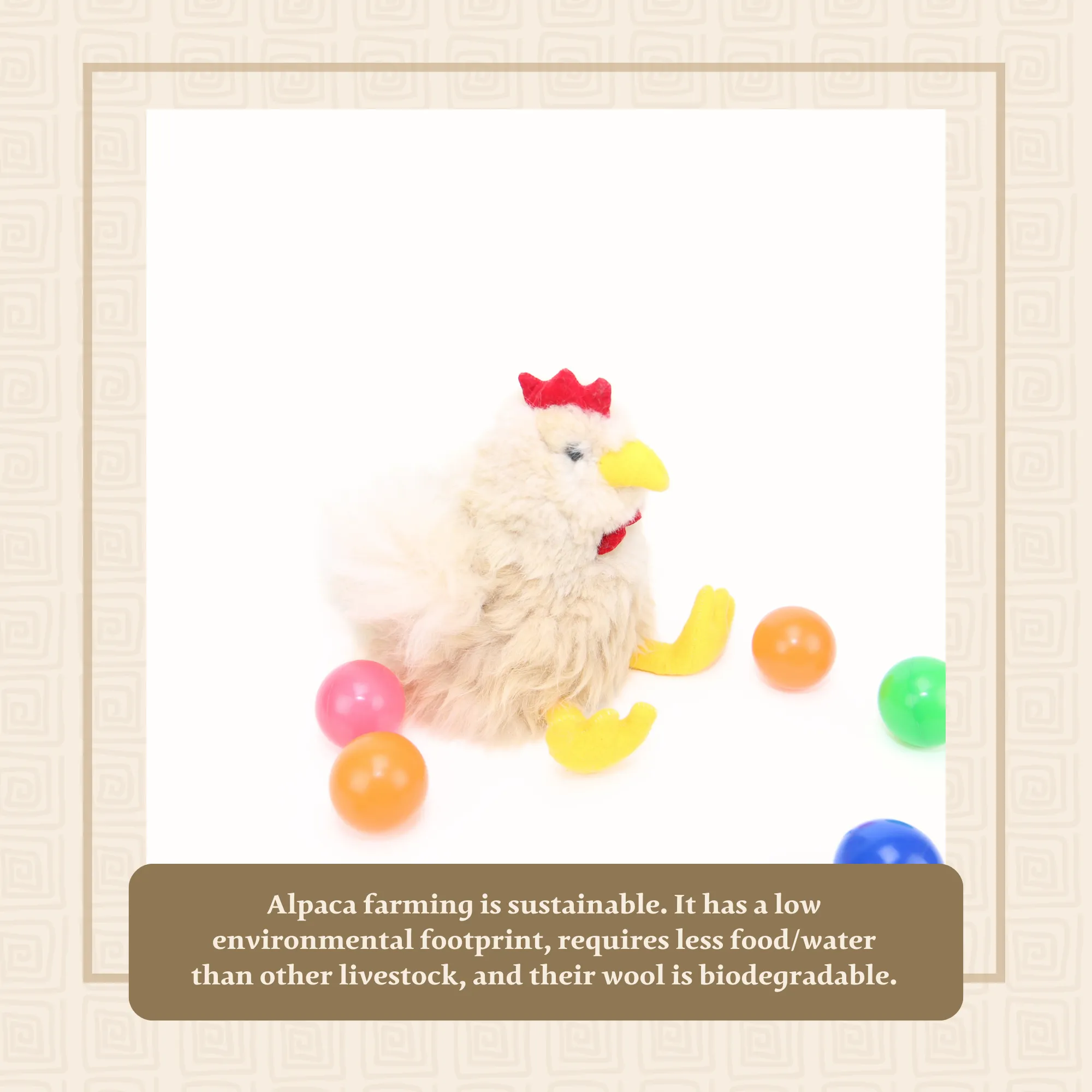 Alpaca Rooster Stuffie
