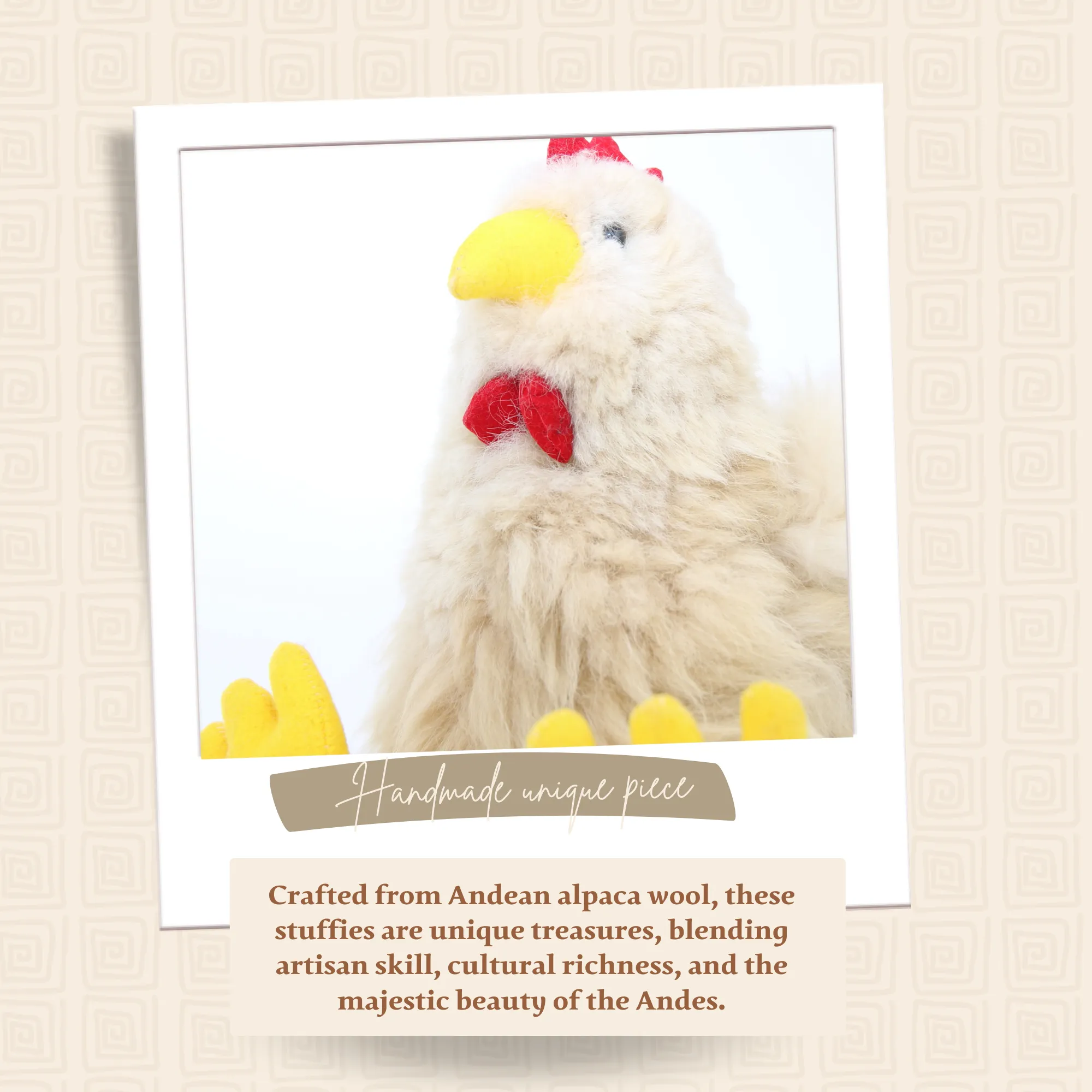 Alpaca Rooster Stuffie