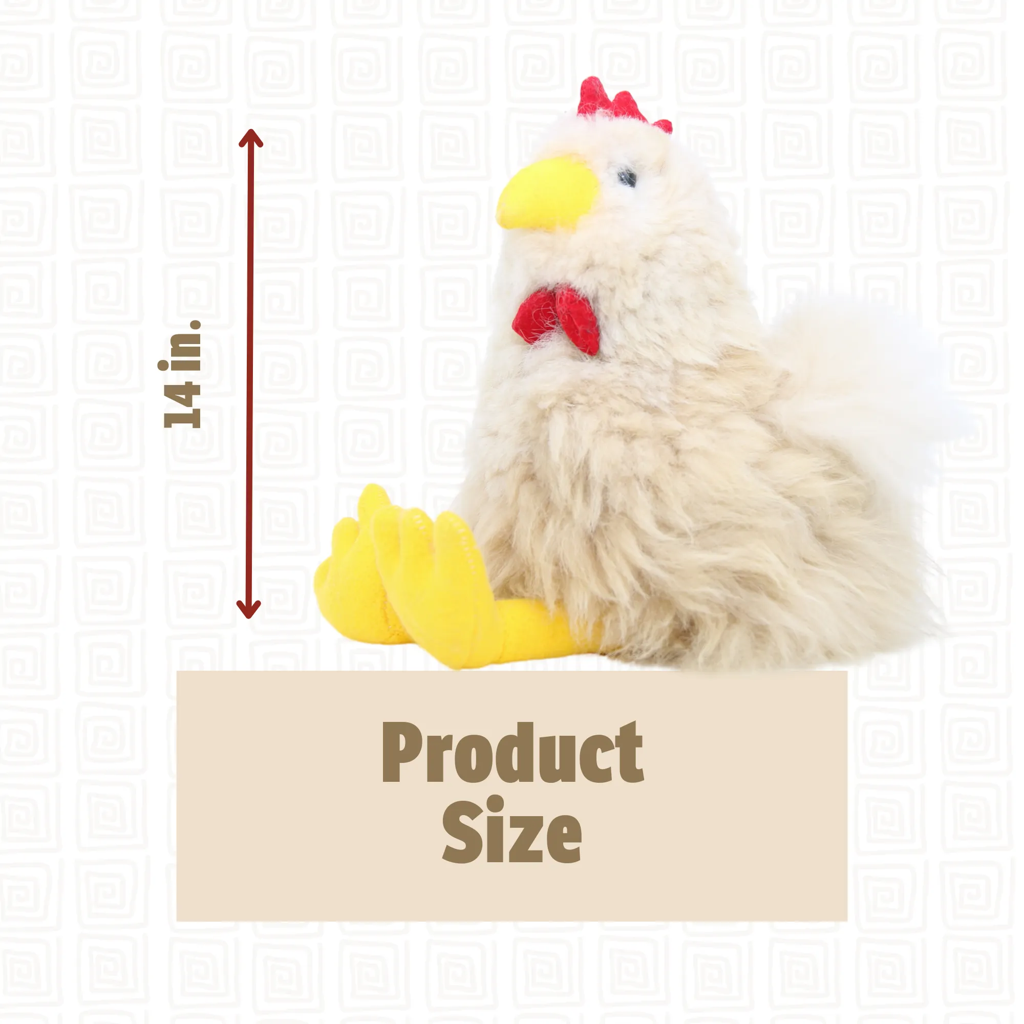 Alpaca Rooster Stuffie