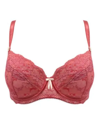 Amour Non Padded Underwired Bra In Rose & Soft Pink - Pour Moi