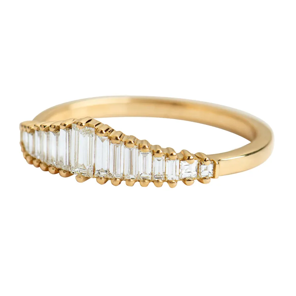 Art Deco Diamond Tiara Ring