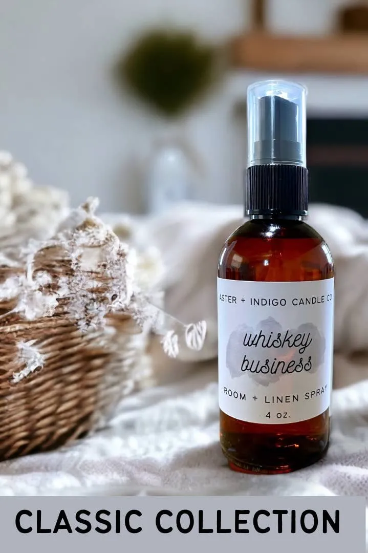 Aster & Indigo Candle Co. Room & Linen Spray