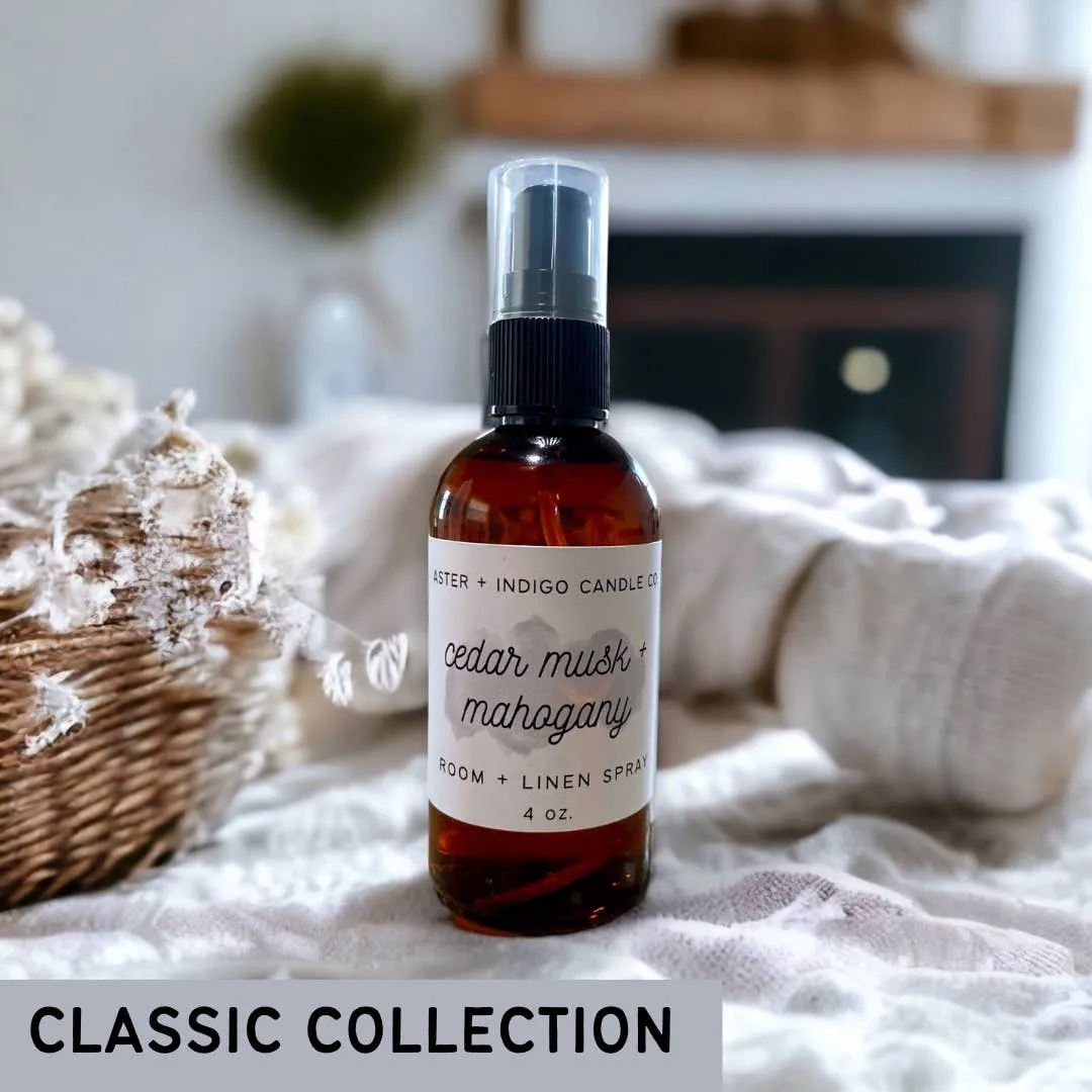 Aster & Indigo Candle Co. Room & Linen Spray
