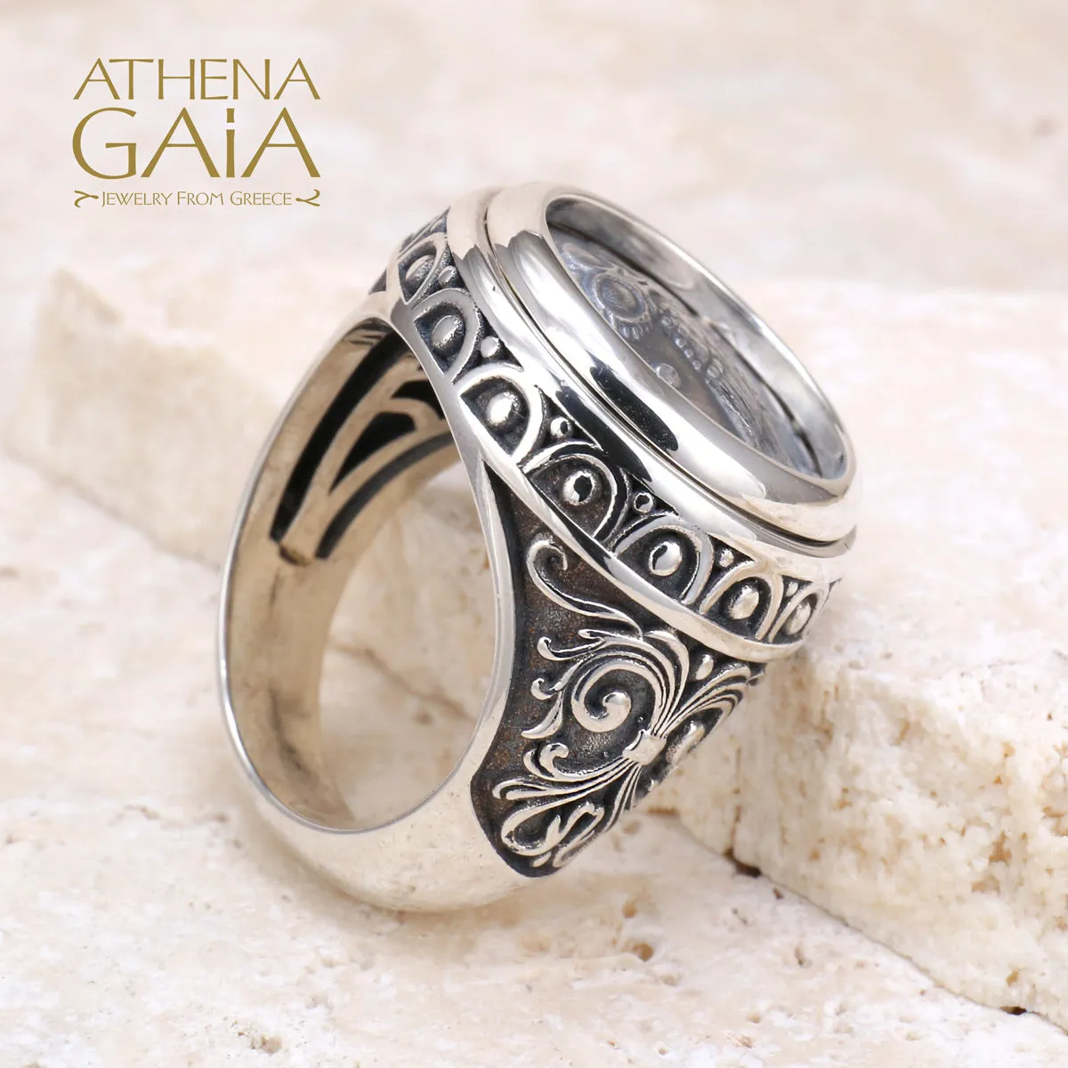 Athena's Owl Ring