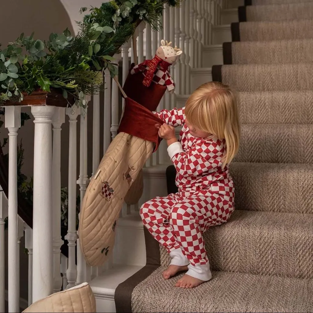 AVERY ROW Knitted Toddler Toy - Reindeer