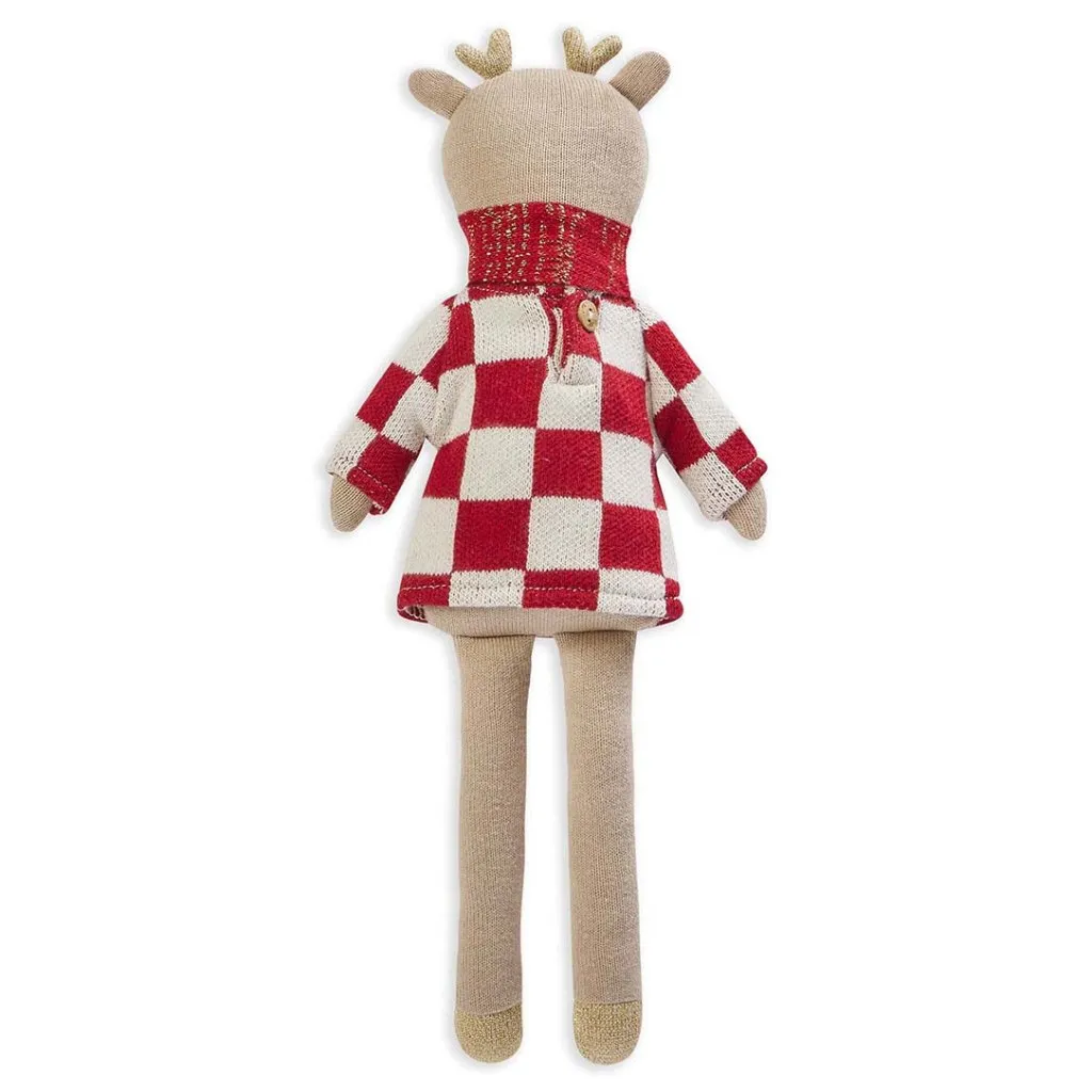 AVERY ROW Knitted Toddler Toy - Reindeer