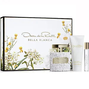 Bella Blanca by Oscar de la Renta for Women 3.4 oz EDP 3pc Gift Set