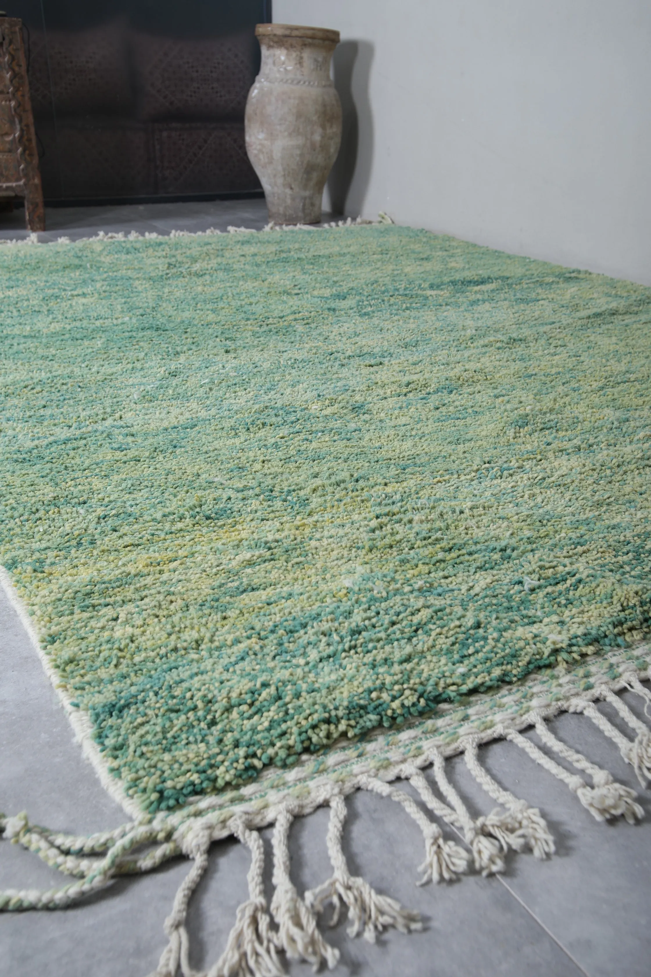 berber area rug - Custom green rug - Moroccan rug