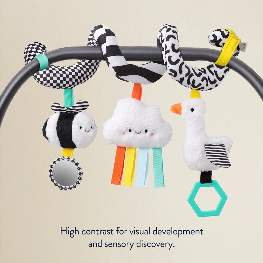 Bitzy Bespoke™ Itzy Bitzy Spiral Car Seat Activity High Contrast