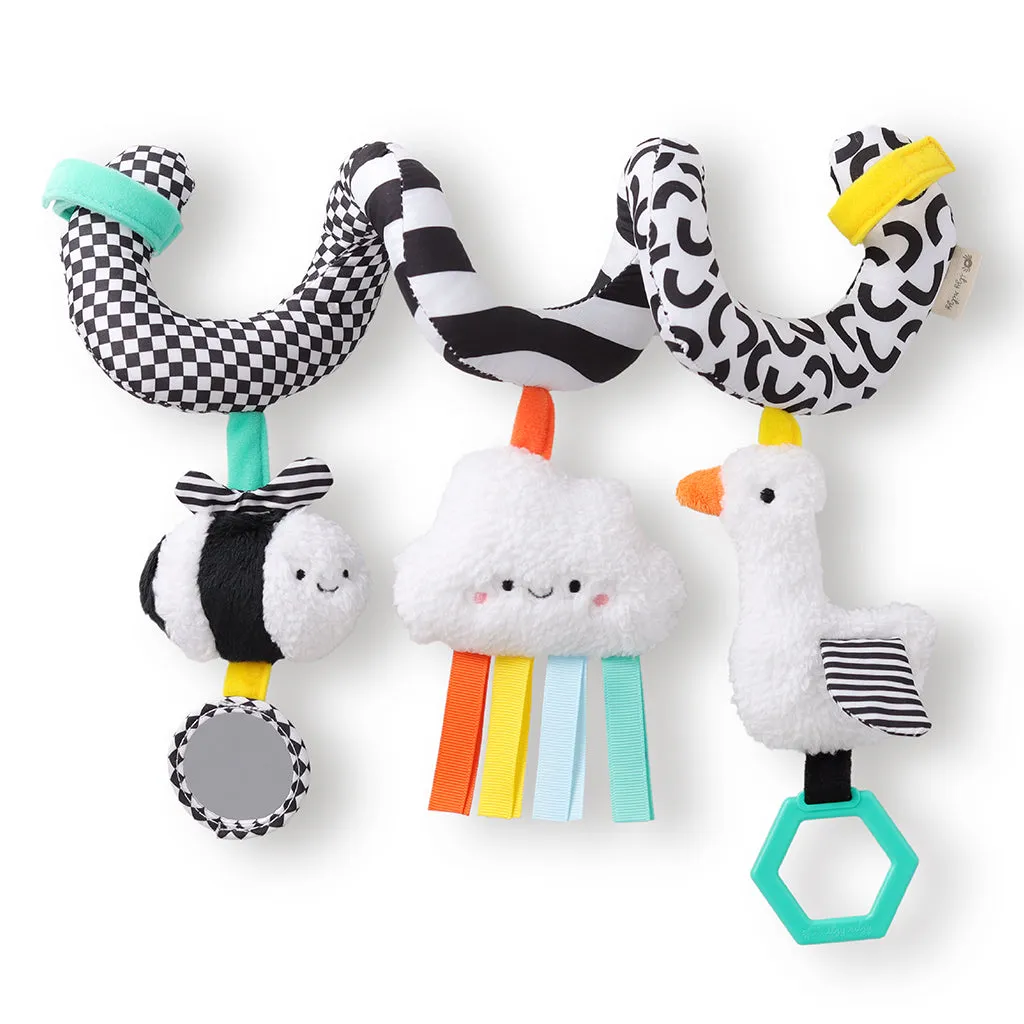 Bitzy Bespoke™ Itzy Bitzy Spiral Car Seat Activity High Contrast