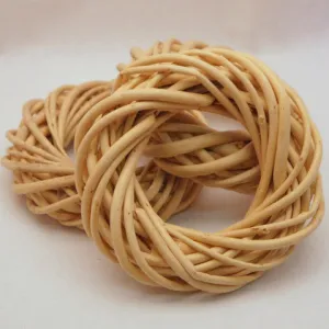 Bleached Willow Wreath 4'' 12pcs