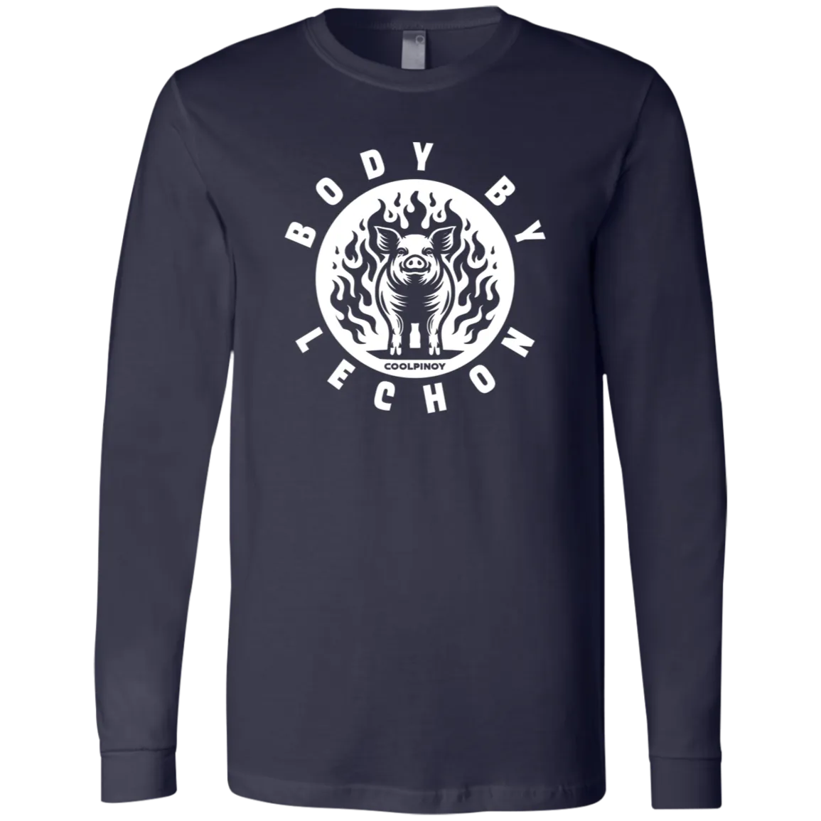 Body By Lechon Circle Unisex Jersey Long Sleeve T-Shirt