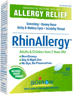 Boiron RhinAllergy (60 Tablets)