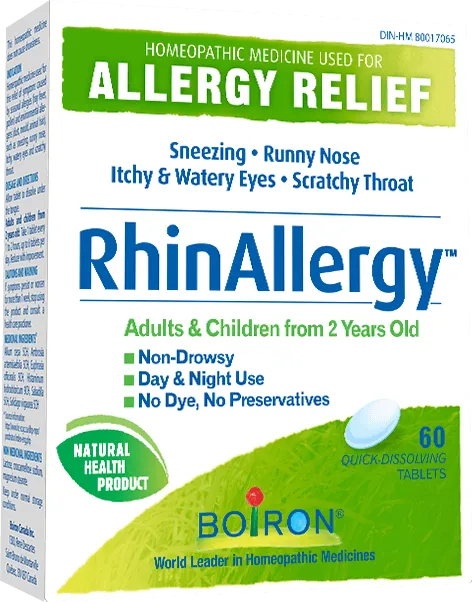 Boiron RhinAllergy (60 Tablets)