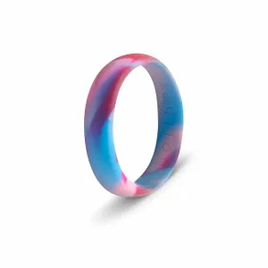botthms Aqua Ladies Active Silicone Ring Purple & Pink