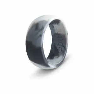 botthms Army Flow Silicone Ring Black & Grey