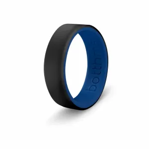 botthms Double Blue Silicone Ring