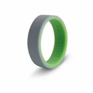 botthms Double Green Silicone Ring