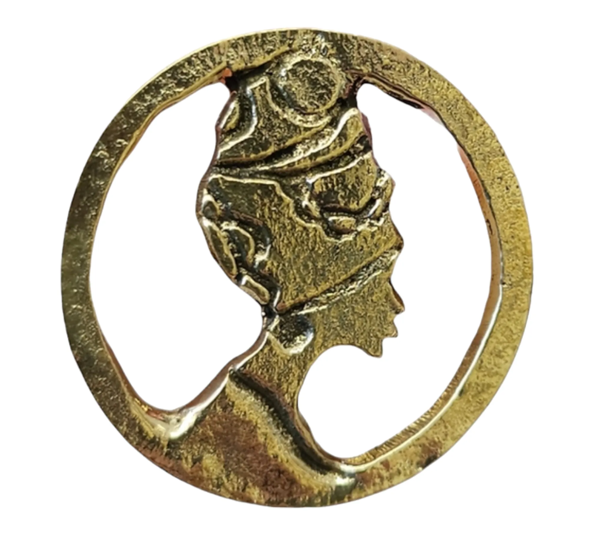 Brass Bronze Rings | Adinkra Symbol Gold | Geri's Bluffing Boutique