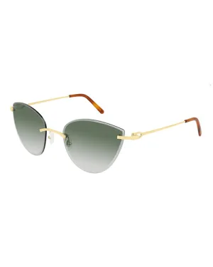 CARTIER | C Décor Woman Sunglasses | Green