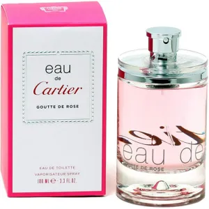 CARTIER EAU DE CARTIER GOUTTE DE ROSE FOR WOMEN EDT 100 ml (TRAVEL EXCLUSIVE)