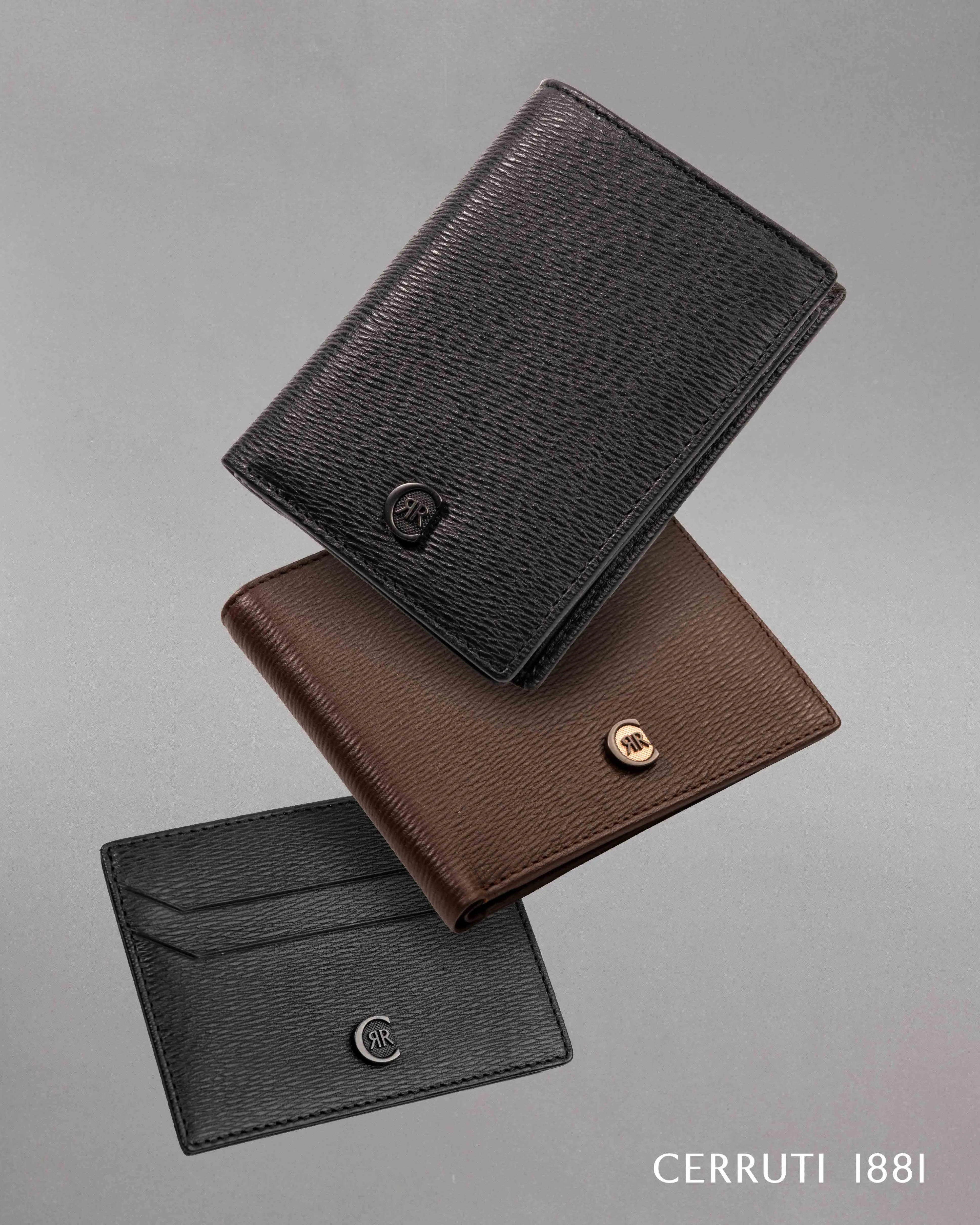 CERRUTI 1881 NLC711H-Card holder Hamilton Grey