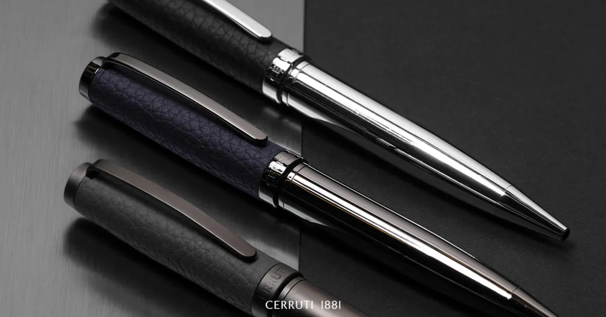 CERRUTI 1881 NSU7114H-Ballpoint pen Hamilton Grey