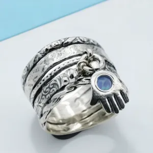 Charm Hamsa Ring: Embrace Good Luck with Exquisite Jewelry