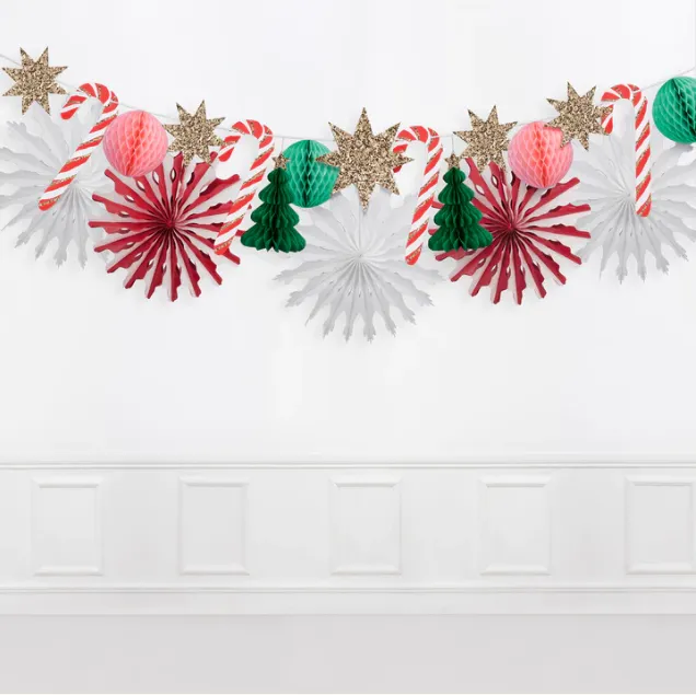 Christmas Honeycomb Garland
